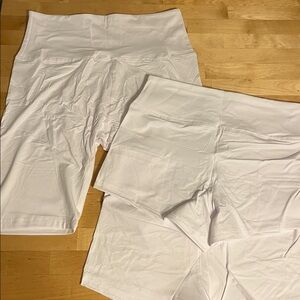 3 Pair White Large-X Large Volleyball/Biker Shorts- New